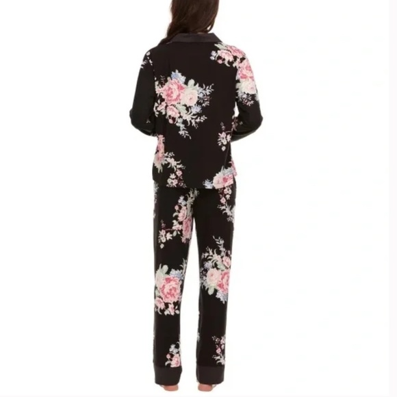 Flora Nikrooz Ladies' Satin Trim Notch Collar PJ Set XL NEW - Picture 3 of 7